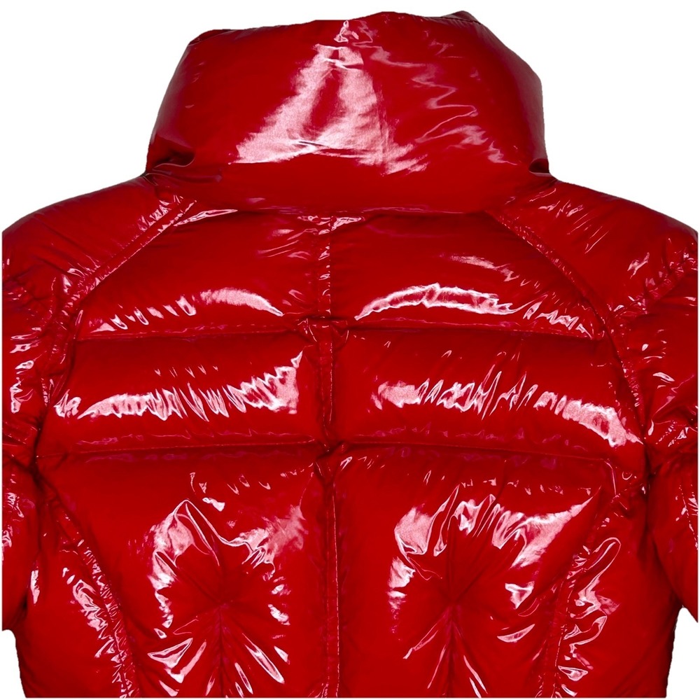 SAM. Freestyle Down Puffer Jacket XS Gorp Ski Quilted Outdoor Glossy Zip Cherry - Picture 5 of 12